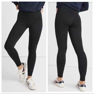 American Giant No BS Pant Ponte 4 Way Stretch Pull On Leggings Black Size 8 TALL